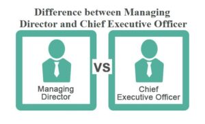 Difference between Managing Director and Chief Executive Officer