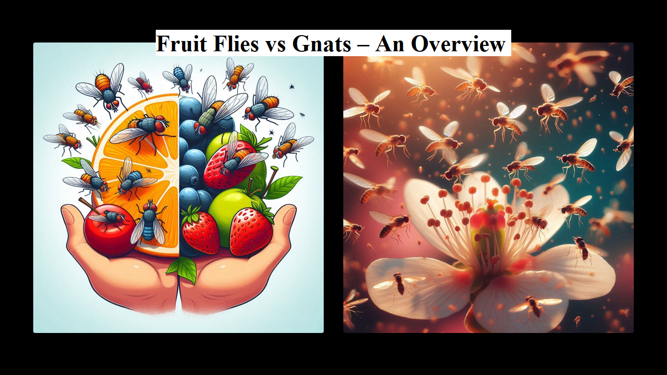 Fruit Flies vs Gnats – An Overview