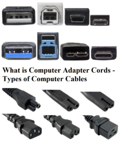 What is Computer Adapter Cords – Types of Computer Cables