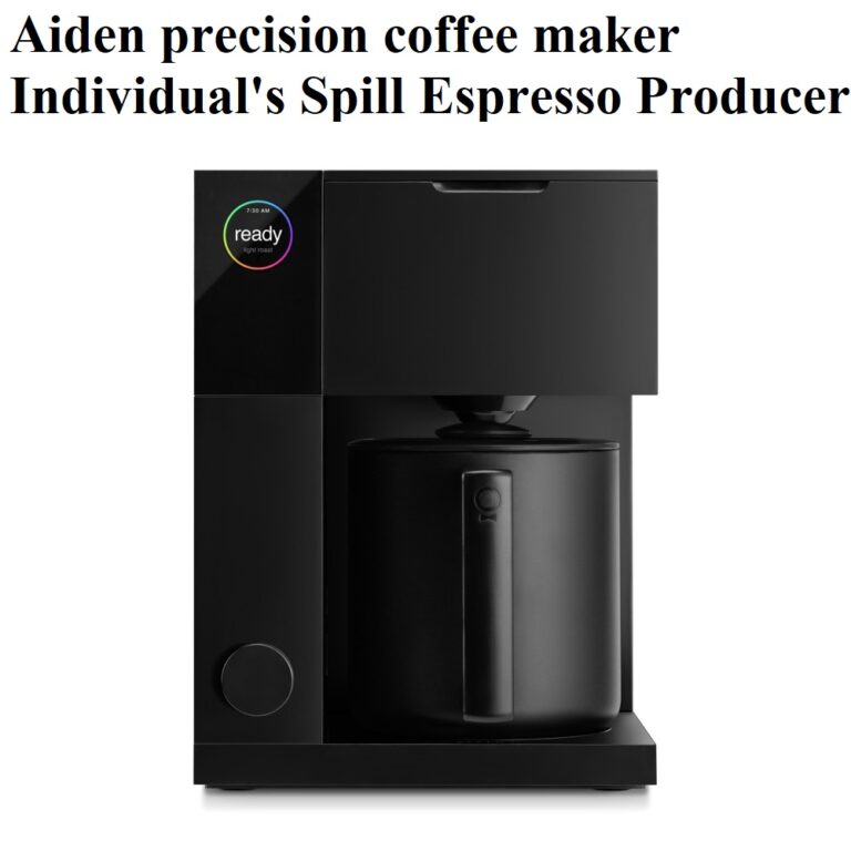 Aiden precision coffee maker Individual’s Spill Espresso Producer